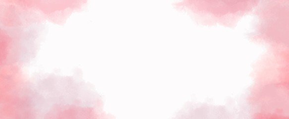 light pink watercolor background hand-drawn soft lightand	