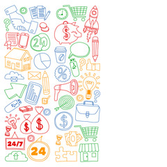 Online marketing and business education. Internet technology.