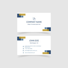 Modern and clean business card template. Color and harmonious composition. Vector illustration eps10.