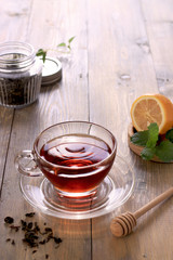 A cup of Hot Lemon Tea Image Photo - For your health, diet, and natural immune system