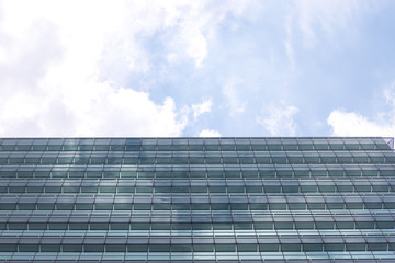 low angle view of skyscrapers in Taipei, Taiwan
