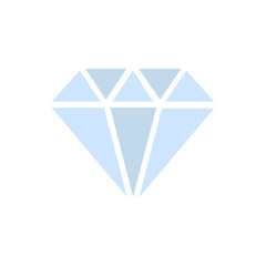 vector diamond illustration. crystal stone jewelry - expensive gift - Vector