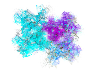 surreal futuristic digital 3d design art abstract background fractal illustration for meditation and decoration wallpaper