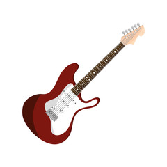 Obraz na płótnie Canvas electric guitar string musical instrument isolated icon