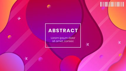 Abstract modern background, with geometric shape and gradient color composition. Can used for backdrop, presentation, banner etc.