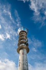Tyholt Tower in Trondheim. A famous landmark in Norway