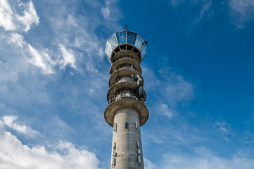 Tyholt Tower in Trondheim. A famous landmark in Norway
