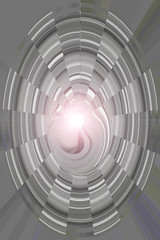 Obraz premium Gray background with graphic patterns, texture. Modern abstract design for screensaver template.