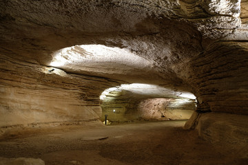 tunnels in the cave