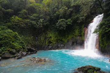 Cascata nel parco nazionale Tenorio, Costa Rica