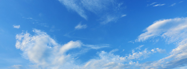 white cloud on blue sky background