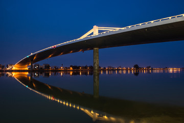 Puente de noche, el Passador, Delta de l'Ebre
