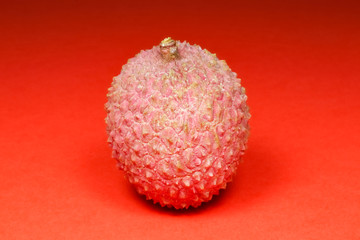 lychee fruit close-up on an isolated background