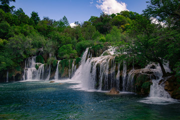 Fototapeta Wodospady w Chorwacji obraz