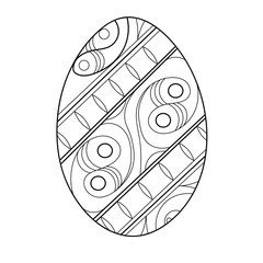 Set of vector colored illustrations of Easter eggs.Easter eggs in traditional style. You can print and use as a coloring book,wrapping paper,wallpaper,textiles,fabric and postcards.Vector illustration