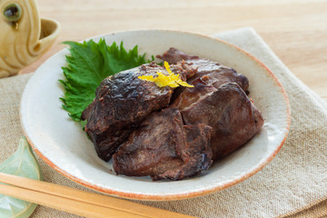 鮪のあらの焼き物