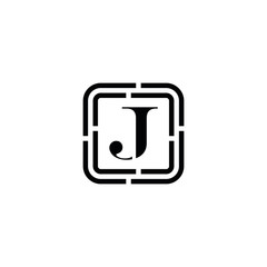 JJ J letter logo design