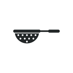 colander icon template color editable. colander symbol vector sign isolated on white background illustration for graphic and web design.
