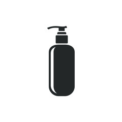 liquid soap dispenser pump plastic icon template color editable. bottle spray symbol vector sign isolated on white background illustration for graphic and web design.