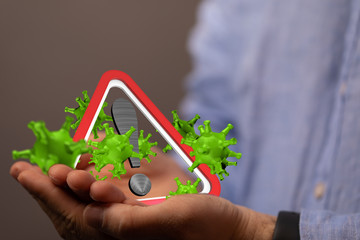 epidemic coronavirus 2019-nCoV, Novel Coronavirus Alert outbreak . Virus Covid 19-NCP. Spread of...