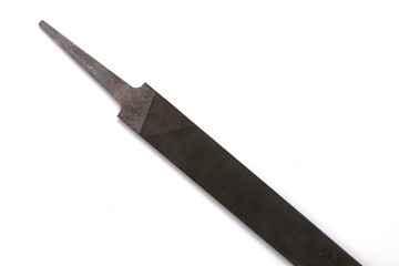 A file for metals on a white background