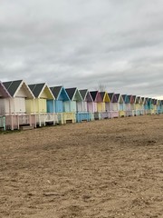 Mersea Beach huts, beach, hut, blue, seaside, sand, beach huts, huts, coast, summer, sea, holiday, vacation, england, colorful, house, uk, sky, beach hut, british, yellow, coastline, brighton, colourf