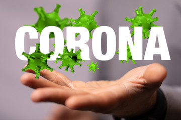 Coronavirus abstract background. Medical Genetics Bacteriological Microorganism..