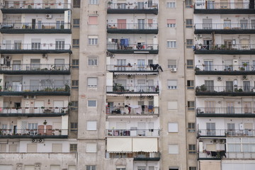 industrial facade, small space living