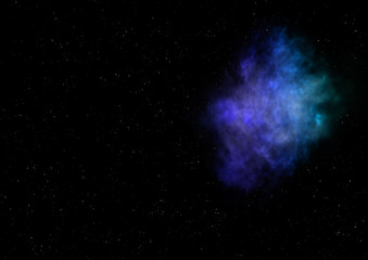 Fototapeta premium Small part of an infinite star field.