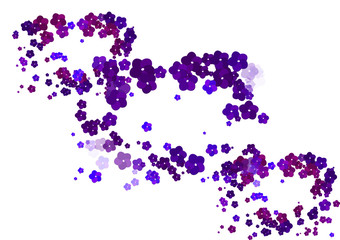 Floral trends 3 frames with the places for text  layout blooming spaces  flowers in the shapes of heart vector  abstract holiday moody celebration editable symbol sets 