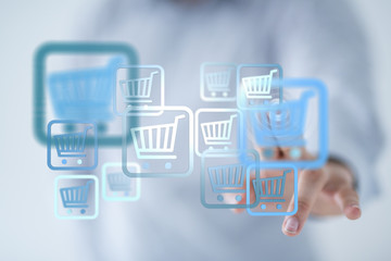 Shopping cart as part of the network in hand . The concept of Innovation in e-Commerce.