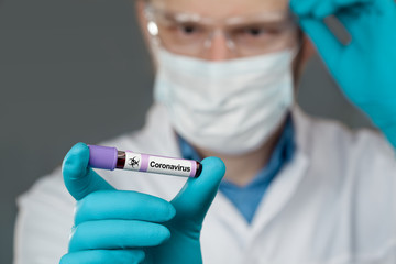 Coronavirus 2019-nCoV Blood Sample.