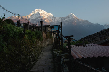 Village in the mountains