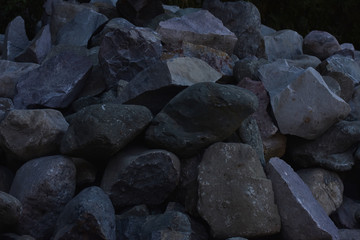 rock in a mountain in India 