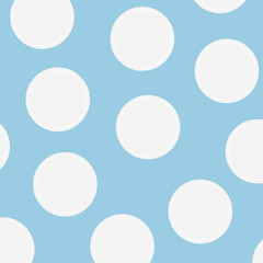 cotton pads pattern- vector illustration