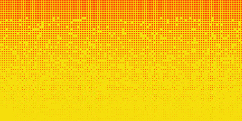dots pattern abstract vector on orange background.