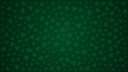 Happy Saint Patrick's day green background
