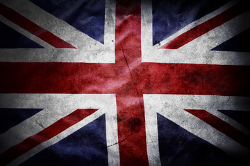 Grunge British Union Jack flag