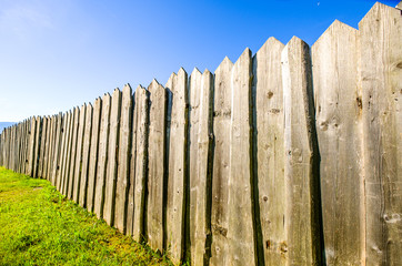 Fototapeta premium old wooden fence