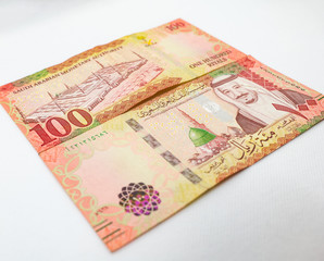 Saudi Arabian 100 Riyal bank note