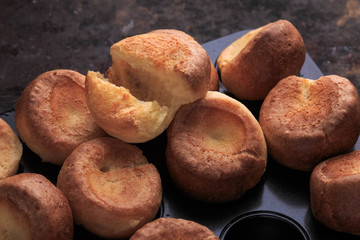 Yorkshire Puddings. Easy Traditional Popovers. Homemade Traditional Yorkshire Puddings.
