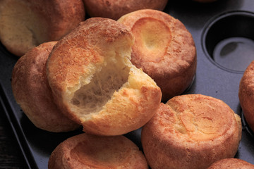 Yorkshire Puddings. Easy Traditional Popovers. Homemade Traditional Yorkshire Puddings.