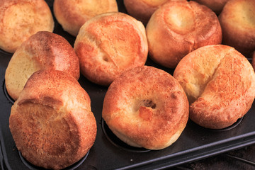 Yorkshire Puddings. Easy Traditional Popovers. Homemade Traditional Yorkshire Puddings.