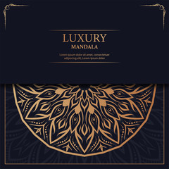 Creative luxury decorative mandala background