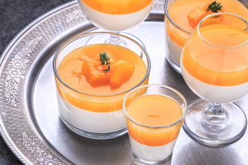 Mango Panna Cotta. Mango Mousse cups. Mango Pudding recipe. Keto desserts