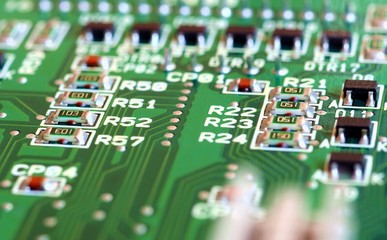 Obraz premium micro électronique résistances
