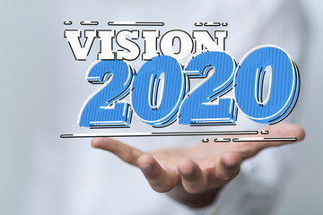 year 2020 business solution concept