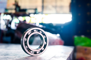 Ball bearing in the factory