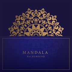 Creative luxury decorative mandala background