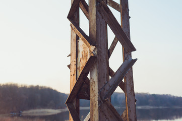 Construction of concrete and metal structures